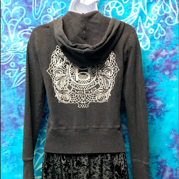 EUC 🌸 BEBE Full-Zip Lightweight 💎Hoodie Jacket - Picture 11 of 15